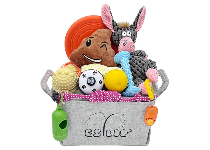 adorabledoodlesofvirginia.com_ESYLIF Dog Chew Toys for Teething,Boredom ESYLIF Dog Chew Toys for Teething,Boredom,Toothbrush,20 Pack Puppy Toys with Rope Toys, Treat Balls and Squeaky Toys for Small/Medium Breeds