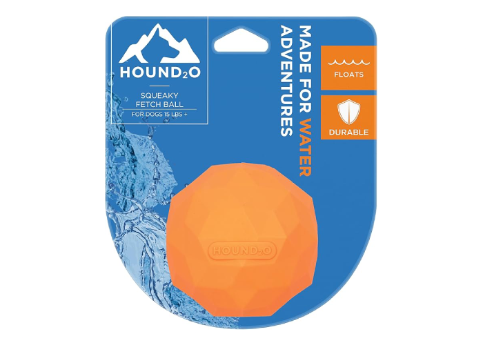 adorabledoodlesofvirginia.com_Hound2O Outdoor Dog Toys - Squeaky Fetch Ball, Orange Hound2O Outdoor Dog Toys - Squeaky Fetch Ball, Orange