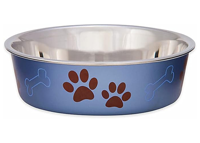 adorabledoodlesofvirginia.com_Loving Pets - Bella Bowls - Dog Food Water Bowl No Tip Stainless Steel Pet Bowl No Skid Spill Proof (Extra Large, Blueberry)